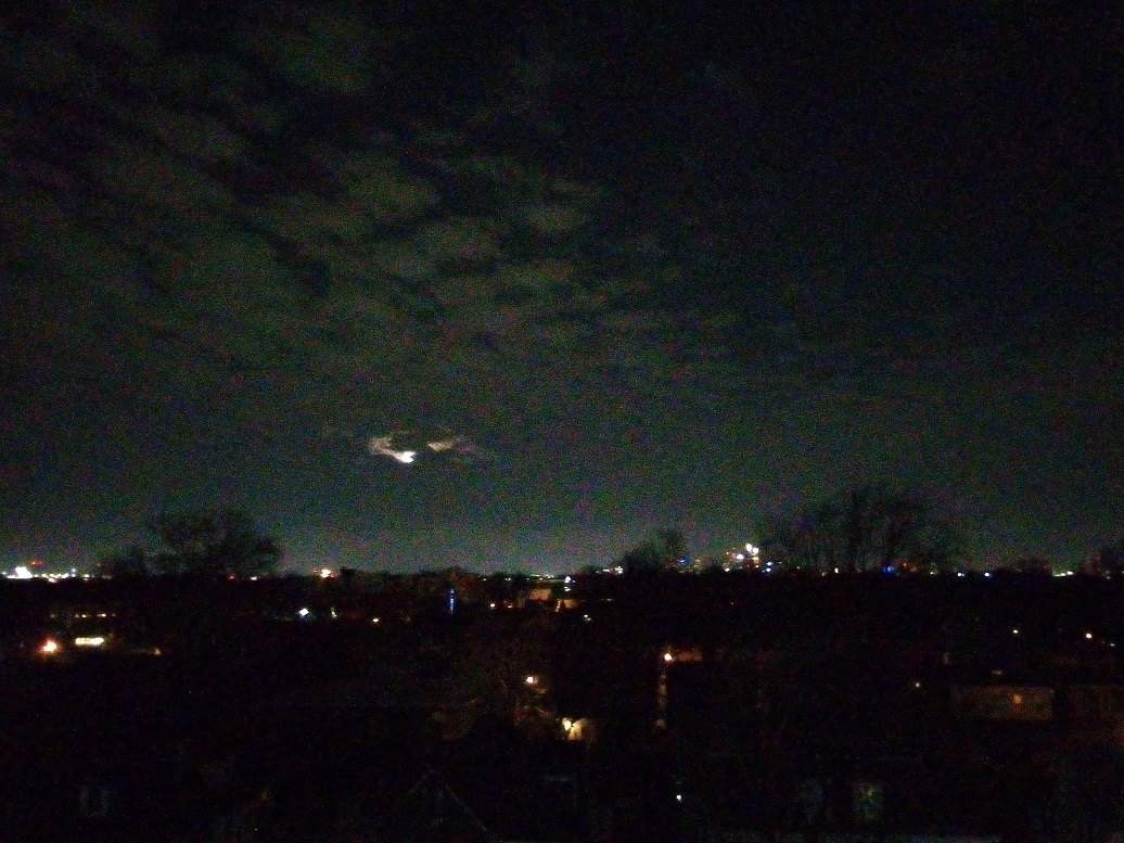 Cloud Covered Moon 33026453am